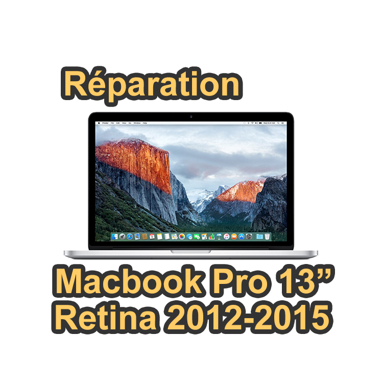 Réparation Macbook Pro Retina 13" A1425/A1502